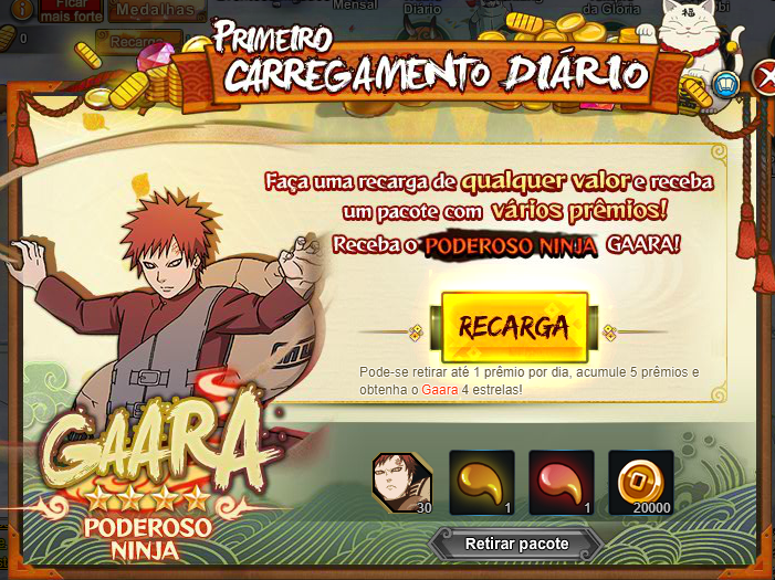 Naruto Online - Gaara pode ter perdido a luta contra